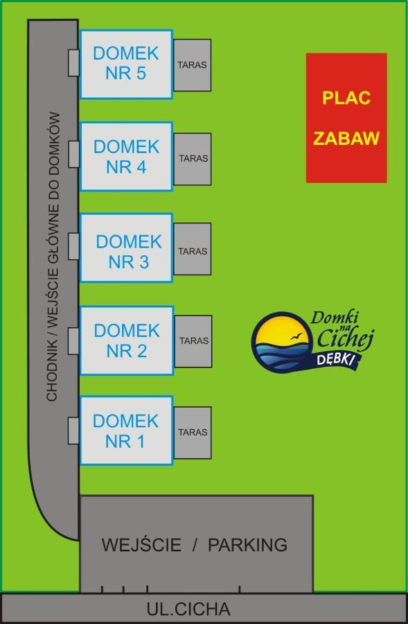 Domki Na Cichej Dębki Exterior foto